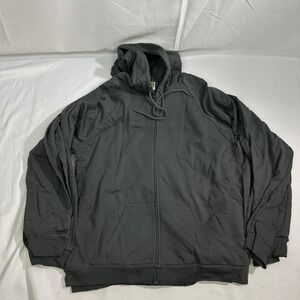 NWT Royal Apparel Zip Hoodie Mens 2XL Charcoal Gray Organic Cotton Lot of 4